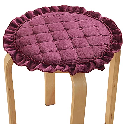 FOELANNE Die Stühle des Essensstücks, Stuhl- und Hockerkissen, Mehrfarbig, mehrere Größen(Deep Purple,40x40x2.5cm(16x16x1inch)) von FOELANNE