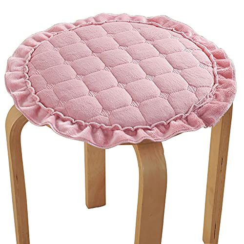 FOELANNE Die Stühle des Essensstücks, Stuhl- und Hockerkissen, Mehrfarbig, mehrere Größen(Pink,25x25x2.5cm(10x10x1inch)) von FOELANNE