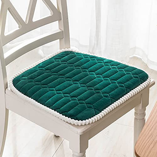 FOELANNE Die Stühle des Essensstücks, Stuhlkissen mit Bändern, Mehrfarbig, mehrere Größen(Green,40x44cm(16x17inch)) von FOELANNE