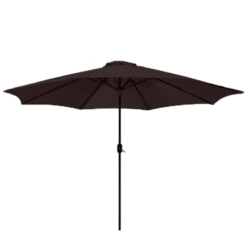 Sonnenschirm im Garten, Ersatzdach for Terrassenschirm, mehrfarbig, mehrere Größen for 6 oder 8 Streben(Brown,8 ribs-2.7m(8.8ft)) von FOELANNE