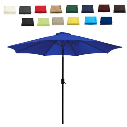 Sonnenschirm im Garten, Ersatzdach for Terrassenschirm, mehrfarbig, mehrere Größen for 6 oder 8 Streben(Royal Blue,6 ribs-2m(6.5ft)) von FOELANNE
