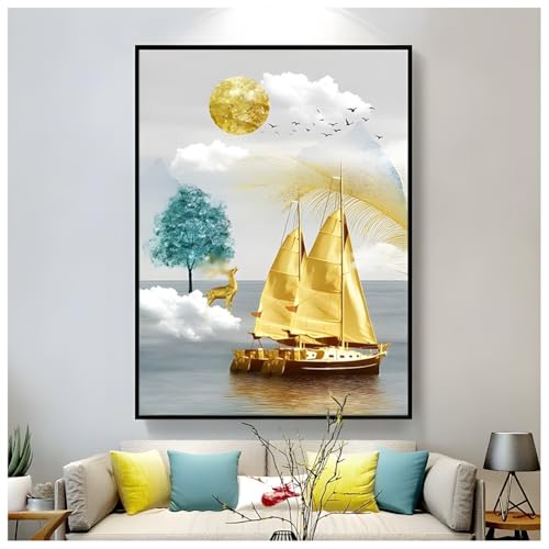 Wandverwandte versteckte Stromzählerbox, Verteilerkasten Dekorative Malerei, Stromzählerkasten Dekoration Verstecken Gemälde Abdeckung Stromkasten, for Wohnzimmer(H,80x60 cm/31.5x23.6 in) von FOELANNE