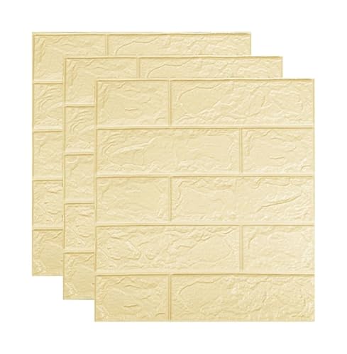selbst klebrige Wandfliesen, 3D-Wandpaneele for Abziehen und Aufkleben, 35 x 38,5 cm, mehrfarbig, 10/20 Stück(Unique Colour,10pcs) von FOELANNE
