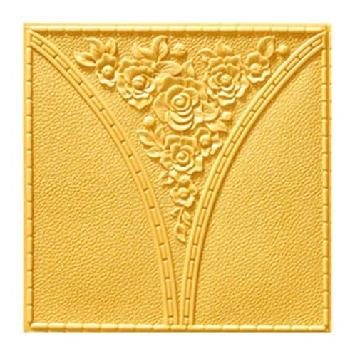 selbst klebrige Wandfliesen, 3D-Wandpaneele for Abziehen und Aufkleben, mehrfarbig, 8–16 Stück(Unique Colour,12pcs) von FOELANNE