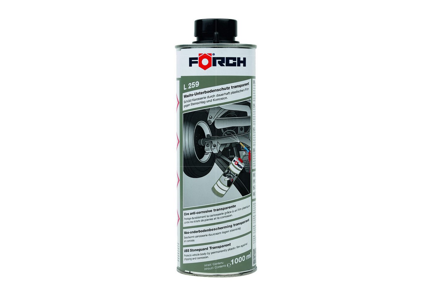 FÖRCH WACHS-UNTERBODENSCHUTZ TRANSPARENT L259 - 1 LTR Felgenreiniger FÖRCH WACHS-UNTERBODENSCHUTZ TRANSPARENT L259 - 1 LTR Felgenreiniger von FÖRCH