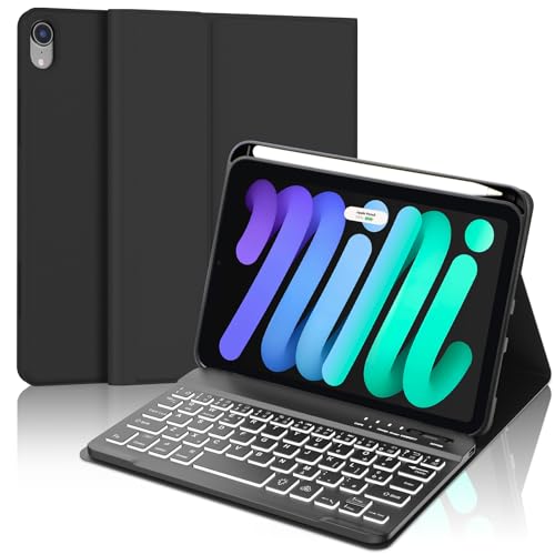 Bluetooth-Tastatur für iPad Mini 7 Generation 8,3 Zoll 2024 - mit Stiftschlitz Italienisch QWERTY Ergonomische tragbare magnetische abnehmbare Tastatur für iPad Mini 6a/7. Gen 8.3 Zoll Bluetooth-Tastatur für iPad Mini 7 Generation 8,3 Zoll 2024 - mit Stiftschlitz Italienisch QWERTY Ergonomische tragbare magnetische abnehmbare Tastatur für iPad Mini 6a/7. Gen 8.3 Zoll von FOGARI