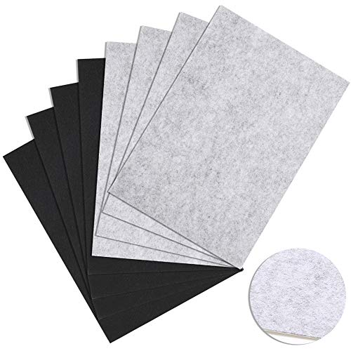 Filzgleiter selbstklebend FOGAWA 8 Stück Filzgleiter Möbelgleiter 300 x 210 x 3mm Filzplatten selbstklebend Möbelschoner zum selbst Zuschneiden rechteckig Bastelfilz für empfindliche Böden Möbelfüße von FOGAWA