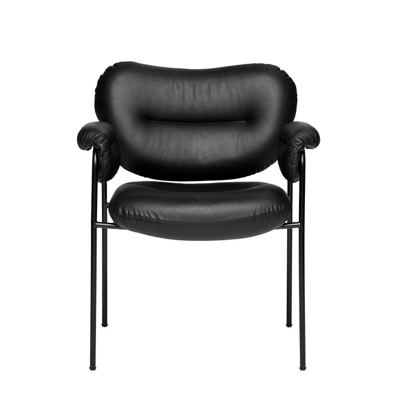 FOGIA // BOLLO DINING CHAIR - DINING CHAIR | ELMOSOFT BLACK 99999 | MATTE BLACK RAL 9005 von FOGIA