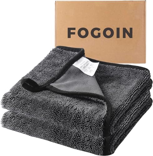 FOGOIN Shiny Bath Trockentuch, Fast Dry Mikrofasertücher 40cm x 60cm, Mikrofasertücher Auto, Super Saugfähig, Super Sauber, Geeignet für Bad, Wohnzimmer, Auto von FOGOIN