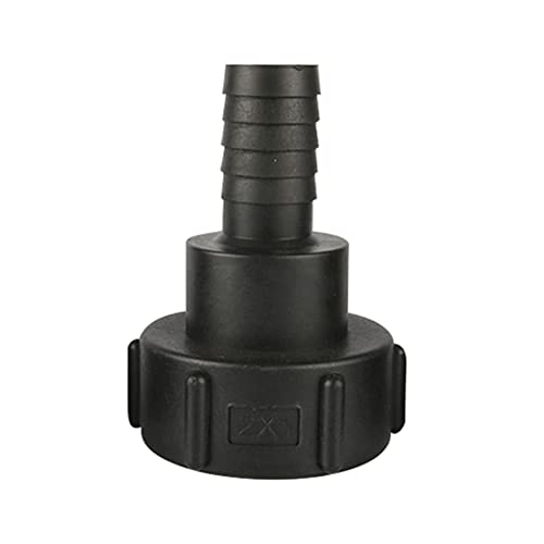 FOGWOWO IBC Tank Zubehör IBC Adapter 60 mm Grobgewinde Import auf 1"(25mm) Gartenschlauch Wasserhahn Adapter Ventil Rohrverbinder Armaturen Werkzeuge von FOGWOWO