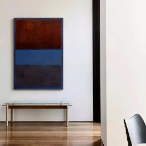 FOKTMS Mark Rothko, abstrakte Farbkunst auf Leinwand, Poster und Drucke, skandinavisches Leinwandgemälde, Wandkunst, Bild für die Inneneinrichtung, 70 x 100 cm, rahmenlos FOKTMS Mark Rothko, abstrakte Farbkunst auf Leinwand, Poster und Drucke, skandinavisches Leinwandgemälde, Wandkunst, Bild für die Inneneinrichtung, 70 x 100 cm, rahmenlos von FOKTMS