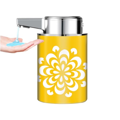 Seifenspender Automatisch, elektrischer seifenspender automatischer seifenspender，USB Wiederaufladbar，für BadKüche（Chrysanthemum） von FOLAI