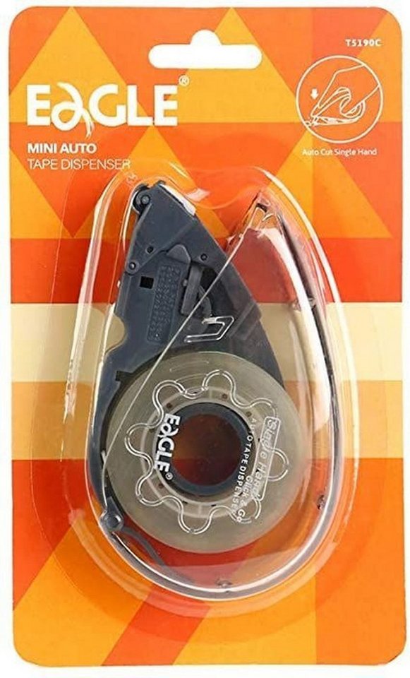 FOLDERSYS Klebestreifen Klebeband-Abroller Eagle 'Click & Go' transparent von FOLDERSYS