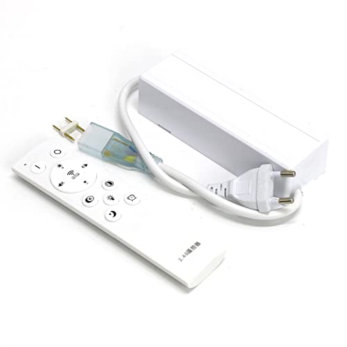 FOLGEMIR LED Trafo 220V 250W dimmbar flackerfrei mit 2.4G wireless Fernbedienung, Kurzschlussschutz, 2 PIN LED Netzteil Treiber Power Supply für LED Strip Lampe von FOLGEMIR