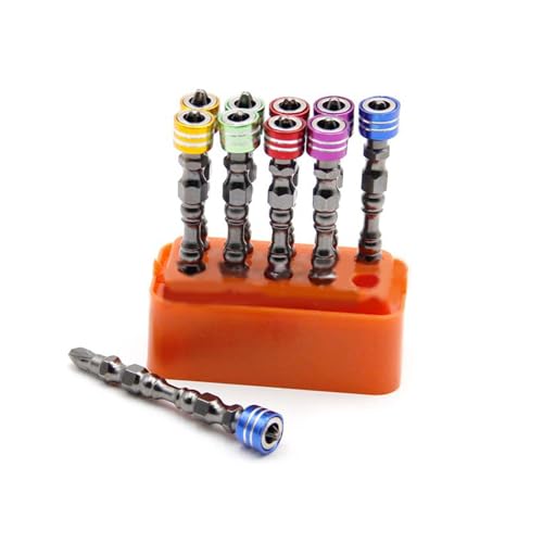 10 Pcs Magnetischer Doppelkopf Bitschraubendreherschraube Bit Kreuz Hohe Härte Elektrische Schraubendreher Handbohrer 65/100mm von FOLODA