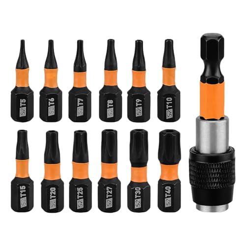 12 Pcs Legierte Stahlmagnetstern Sicherheitsbits Setzen Sie Präzise Schraubendreherkopfbits Für Elektronik Und Möbelreparatur Sicherheitsbits Set 12 Pcs Legierte Stahlmagnetstern Sicherheitsbits Setzen Sie Präzise Schraubendreherkopfbits Für Elektronik Und Möbelreparatur Sicherheitsbits Set von FOLODA