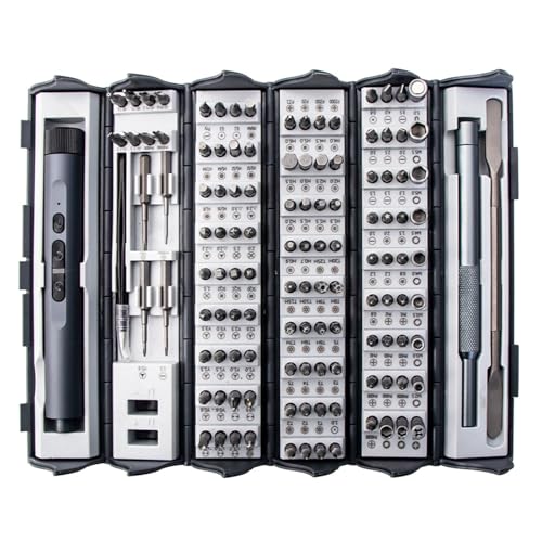 128pcs Kompaktes Kabelfreies Elektrisches Schraubendreher Mit Gebäuden In LED Licht Für Haushaltsgeräte Reparatur Und Außenverbrauch Tragbarer Elektrischer Schraubendreher Für Projekte 128pcs Kompaktes Kabelfreies Elektrisches Schraubendreher Mit Gebäuden In LED Licht Für Haushaltsgeräte Reparatur Und Außenverbrauch Tragbarer Elektrischer Schraubendreher Für Projekte von FOLODA