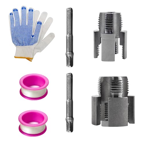 2 Teilige Kohlenstoffstahl Wasserrohre Threader Set Mit Ergonomischem Hexagonalem Zur Verbesserung Zu Hause Und Professioneller Verwendung Integrierter Interner Externer Rohrleitungsgewinde 2 Teilige Kohlenstoffstahl Wasserrohre Threader Set Mit Ergonomischem Hexagonalem Zur Verbesserung Zu Hause Und Professioneller Verwendung Integrierter Interner Externer Rohrleitungsgewinde von FOLODA