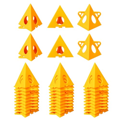 38pcs Pyramide Ständer Set Dreieck Ständer Paint Werkzeug Dreiecksfarbe Füße Auxiliarien Für Holzbearbeitungszubehör Maler Pyramide von FOLODA