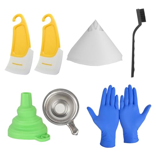 3D Drucker Harzfilter Set 3D Drucker Zubehör Silikon Trichter Kombination Lichthärtender Filter Harz Filterbecher von FOLODA