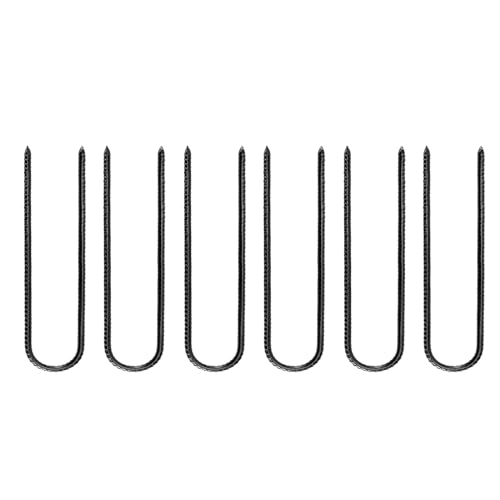 6pcs Korrosionsbeständige Stahleinsätze Gemahlene Multifunktionaler Bodenfixierungen Langes Serviceunterstützung Für Gartenfixierungen Freien von FOLODA