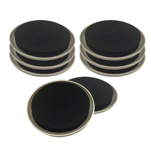 8pcs Geräuschlose Möbel Schieberegler Möbelpolster Selbstkleber Hartholzbodenschützer Einfache Schieberegler Für Stühle Und Tische Für Linoleum von FOLODA