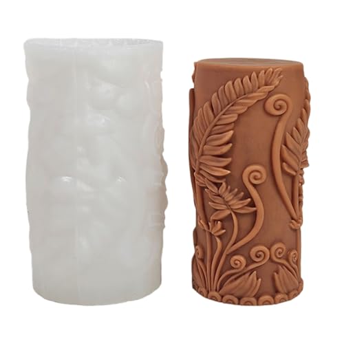 Blumen Kerzenform Epoxidharzformen Zylindrische Silikonguss Ornament Plasters Silikonform Blumen Kerze Gussseife Seife Machen Blumen Kerzenform Epoxidharzformen Zylindrische Silikonguss Ornament Plasters Silikonform Blumen Kerze Gussseife Seife Machen von FOLODA