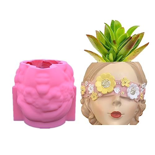 Blumentopf Silikonformblind Girl Blumenpot Epoxidharz Gussform Form Kerzehalter Harzform Aufbewahrungsbox Form Silikon Silikon Blumentopf Silikonformblind Girl Blumenpot Epoxidharz Gussform Form Kerzehalter Harzform Aufbewahrungsbox Form Silikon Silikon von FOLODA