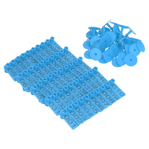 FOLODA 100 Pack Vieh Viehschweiner Ohrconcon Flexible Earcon Vieh Management Werkzeug Für Rinderschafe Schweine Wasserdichtes Ohrmarke FOLODA 100 Pack Vieh Viehschweiner Ohrconcon Flexible Earcon Vieh Management Werkzeug Für Rinderschafe Schweine Wasserdichtes Ohrmarke von FOLODA
