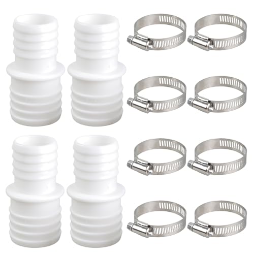 FOLODA 4pcs Schwimmbadendüsenschlauchanschluss 32 Bis 38 Mm Kopplungsadapter Mit Klemme Leicht Installation Schwimmdüsenanschluss FOLODA 4pcs Schwimmbadendüsenschlauchanschluss 32 Bis 38 Mm Kopplungsadapter Mit Klemme Leicht Installation Schwimmdüsenanschluss von FOLODA
