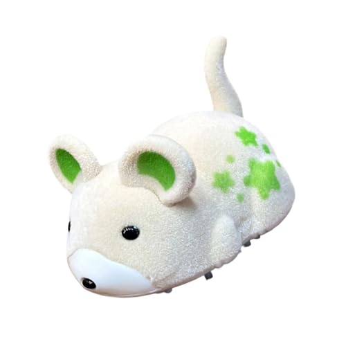 FOLODA Electric Moving Hamster Cats Toy Realistic Flocking Design Automatische Bewegung Interaktives Spiel Sicher Für Innenübungen Interaktive Katzen Spielzeug Spielzeug von FOLODA