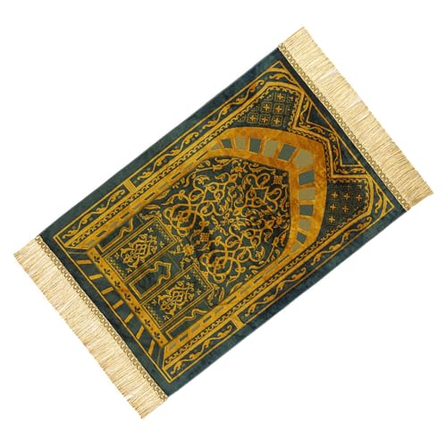 FOLODA Gebetsmatten Verehrt Verehrt Knien Geprägte Boden Teppiche Nicht Überschreiten Weiche Tragbare Reisetteppiche Ramadans Ramadans von FOLODA