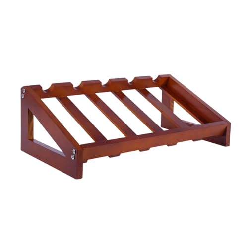 FOLODA Handgefertigtes Vintage Holzwein Displanschrank Wohnzimmer Esszimmer Dekore Einheitliche Flaschenlagerung Organisatoren Antiquitäten Styles Barstrauer Speicherlösung von FOLODA