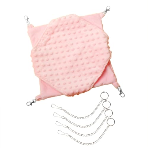 FOLODA Hanging Sleeping Cage Nest Für Meerschweinchen Chinchillas Schlafkäfigzubehör Zuckergläubiger Hängematte Warmes Bett Kleines Hängende Hängematte Hängematte von FOLODA