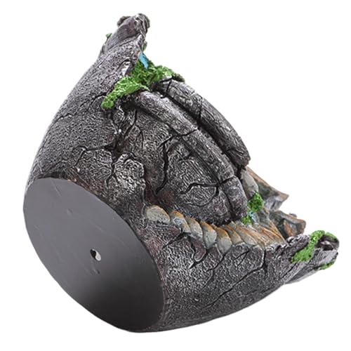 FOLODA Harz Pflanzer Blumenpotsbehälter Für Wohnraum Balkon Garten Succulents Bonsais Display Creative Office Decoration Desk Organizer Tablett von FOLODA