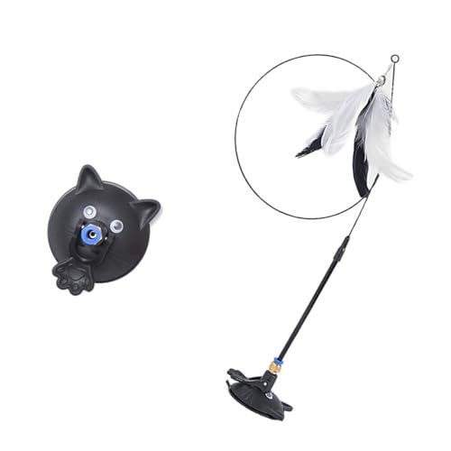 FOLODA Haustierspielzeug Elastizierstahl Teaser Zauberstab Sicherer Saugbecher Basis Für Innenjagd Und Agilities Training Interactive Pet Toy Mit Saugbecher FOLODA Haustierspielzeug Elastizierstahl Teaser Zauberstab Sicherer Saugbecher Basis Für Innenjagd Und Agilities Training Interactive Pet Toy Mit Saugbecher von FOLODA