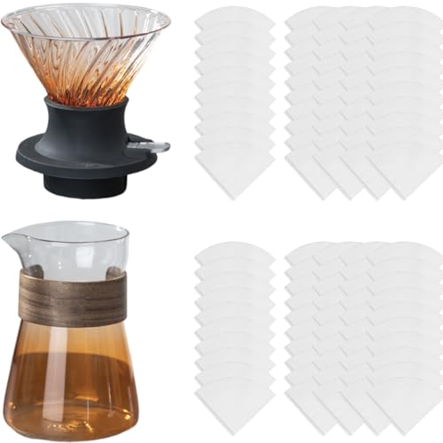 FOLODA Innovative Kaltbrauen Kaffeemaschine Stufe Glass Carafes Für Kaffee Enthusiasten Silikon Basis Hand Tropf Kaffeefilter Gradientenfarbe Kaffee Dekoration Set Set von FOLODA