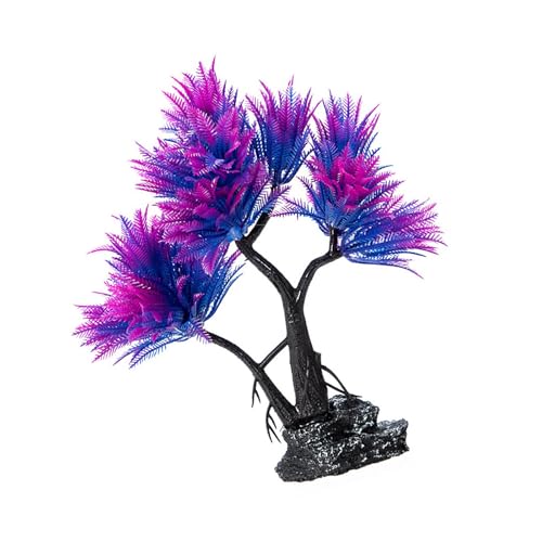 FOLODA Landschaft Künstliche Pflanzen Landschaft Fischtanks Dekorationen Für Aquarien Terrarium Garnelenbaum Große Ornamente Aquariumbaumdekorationen von FOLODA