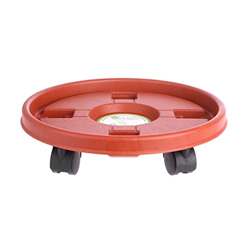 FOLODA Langlebige Blütenschale Mit Walzen Rund Plastikschale Für Gartenpflanzen Topf Heavy Duty Pflants Anti Deformed Pflanzenhalter Mit Erhöhten Kanten Schwerdethaft von FOLODA