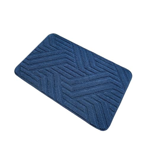 FOLODA Luxuriöse Mikrofaser Duschmatte 40x60 cm Schnell Trockene Nonslip Bad Matte Für Badezimmermaschinen Waschbare Bodenmatten Teppiche von FOLODA