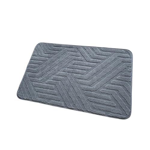 FOLODA Luxuriöse Mikrofaser Duschmatte 40x60 cm Schnell Trockene Nonslip Bad Matte Für Badezimmermaschinen Waschbare Bodenmatten Teppiche von FOLODA