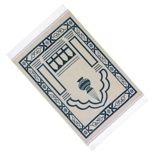 FOLODA Muslime Gebetsdecke 70x110 cm Tragbarer Teppich Weich Dicke Muslime Gebetsteppiche Große Ramadans Geschenke Muslime Gebet Matten von FOLODA