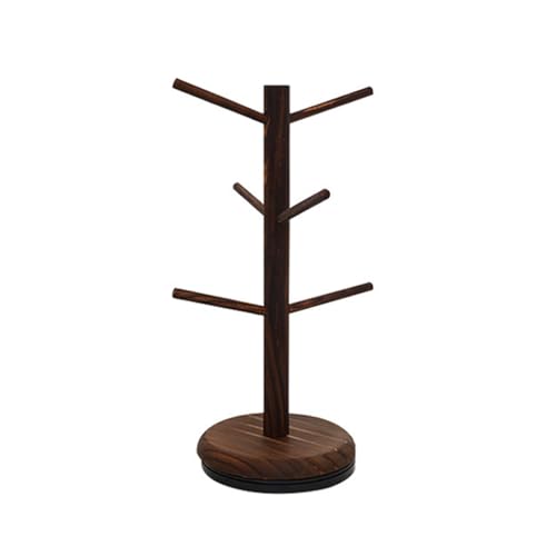 FOLODA Robuste Baumform Holzbecherhalter Stabiler Holzbecher Display Ständer Baumform Dekorative Für Bäckerei Cafe Display Ständer von FOLODA
