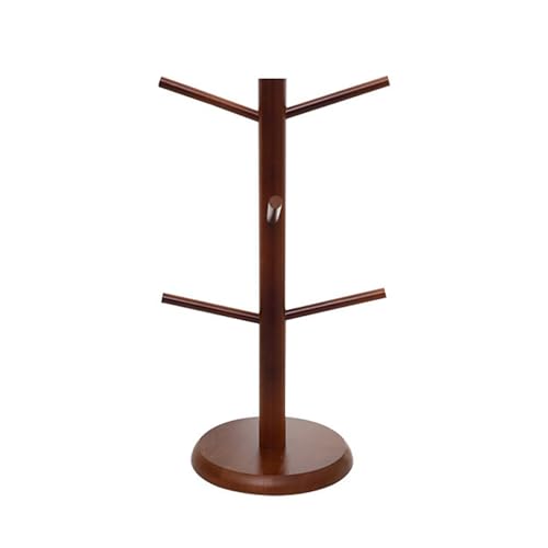 FOLODA Robuste Baumform Holzbecherhalter Stabiler Holzbecher Display Ständer Baumform Dekorative Für Bäckerei Cafe Display Ständer von FOLODA