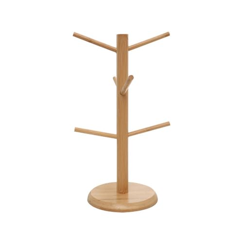 FOLODA Robuste Baumform Holzbecherhalter Stabiler Holzbecher Display Ständer Baumform Dekorative Für Bäckerei Cafe Display Ständer von FOLODA