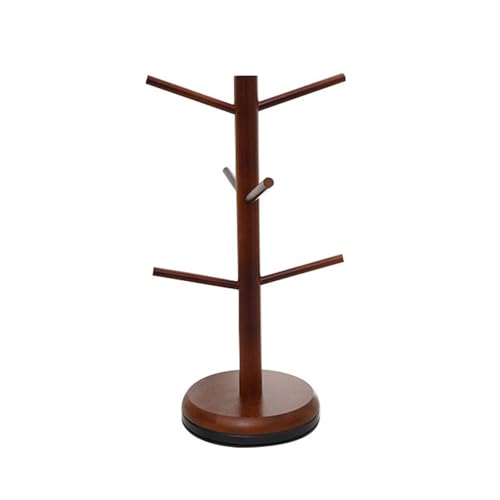 FOLODA Robuste Baumform Holzbecherhalter Stabiler Holzbecher Display Ständer Baumform Dekorative Für Bäckerei Cafe Display Ständer von FOLODA