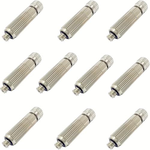 FOLODA Schwere Messingnebeldüsen 0 4 Mm Gefilterte Öffnung Korrosions Resistente Kühlsprays 10pcs Keramikfilterdüse Für Gewächshäuser Bewässerung von FOLODA