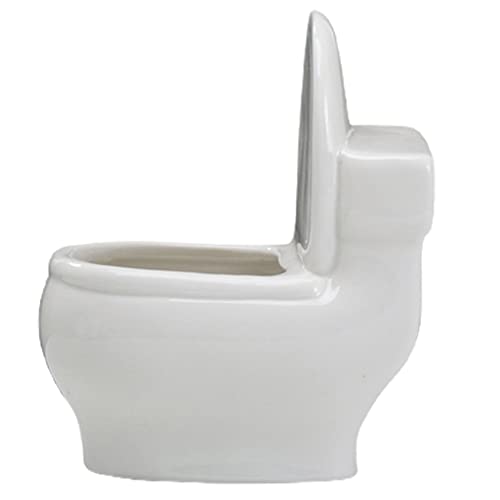 FOLODA Toilettenform Keramik Sukkulente Pflanzer Pflanztöpfe Blumentöpfe Topf Bonsai Keramik Sukkulente Pflanzer von FOLODA