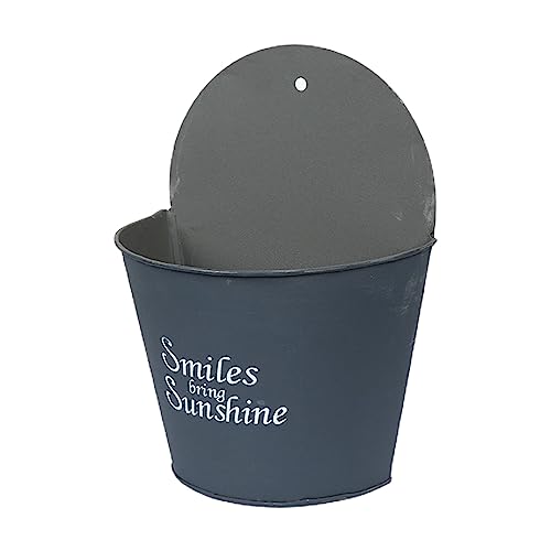 FOLODA Wand Hängende Halbe Runde Blumenpot Pflanzer Halbkreisförmiger Wandblumentopf Korb Balkon Haushalt Outdoor Home Dekorative Verzinkte Pflanzer Bauernhausstil Hängende Vase Künstliche FOLODA Wand Hängende Halbe Runde Blumenpot Pflanzer Halbkreisförmiger Wandblumentopf Korb Balkon Haushalt Outdoor Home Dekorative Verzinkte Pflanzer Bauernhausstil Hängende Vase Künstliche von FOLODA