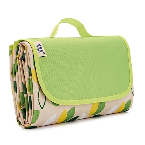 FOLODA wasserdichte Pocket Beach Klappende Campingmatten Matratze Tragbare Leichte Leichte Matte Picknicks Pad Beach Matte Für Outdoors Faltbare Stranddecke Picknicks Outdoor Tischdecke Große von FOLODA